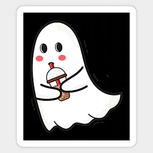 Boo-tea-full bobba tea ghost Magnet